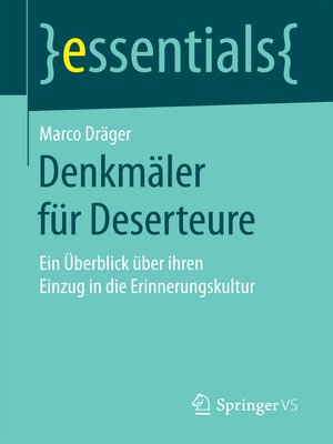 cover image of Denkmäler für Deserteure